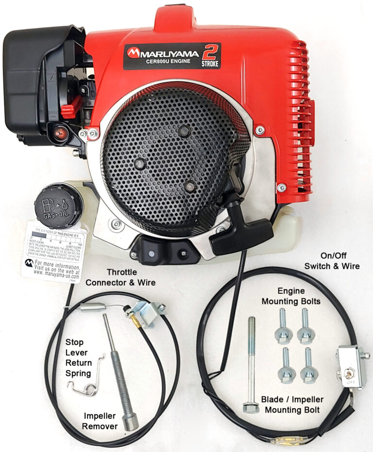 Hover Mower Engine Upgrade Kit, Maruyama CER800U | Greenman Golf & Turf ...